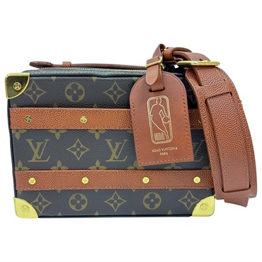 NBA 聯名款 Trunk硬盒子肩背斜背包芯片款　【LOUIS VUITTON LV 路易威登】 M45785