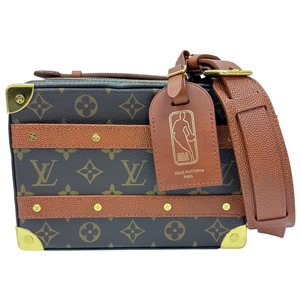 NBA 聯名款 Trunk硬盒子肩背斜背包芯片款　【LOUIS VUITTON LV 路易威登】 M45785