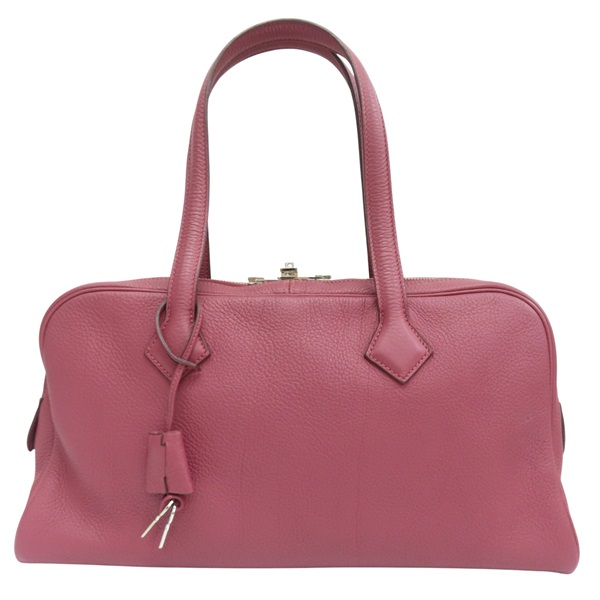 豆沙色 TOGO牛皮 肩背包 口O刻 銀釦【HERMES 愛馬仕】