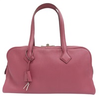 豆沙色 TOGO牛皮 肩背包 口O刻 銀釦【HERMES 愛馬仕】