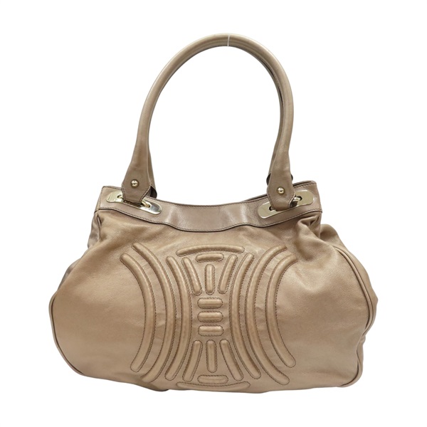 金屬色 羊皮 Triomphe 手提包 【CELINE 賽琳】