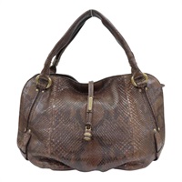 棕色 蛇皮 Bittersweet 手提包【CELINE 賽琳】