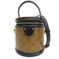 棕色 原花 Reverse 帆布 Cannes 兩用包【LOUIS VUITTON LV 路易威登】 M43986