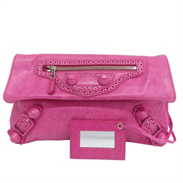 粉色 山羊皮 手拿包【BALENCIAGA 巴黎世家】 204534