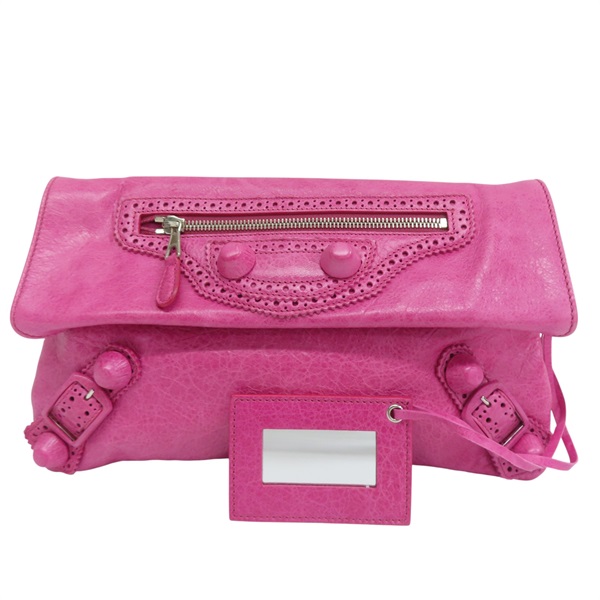 粉色 山羊皮 手拿包【BALENCIAGA 巴黎世家】 204534