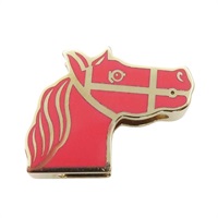 粉色 金屬 Quadrige Twilly Ring 絲巾扣【HERMES 愛馬仕】