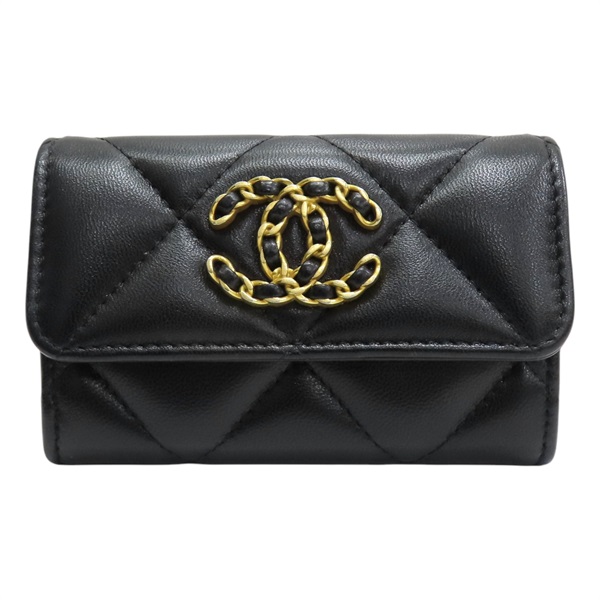 黑色羊皮 卡夾 名片夾【CHANEL 香奈兒】