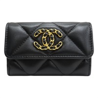 黑色羊皮 卡夾 名片夾【CHANEL 香奈兒】