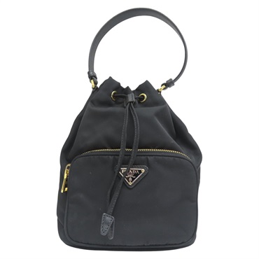 黑色尼龍 手提包 (缺背帶)【PRADA 普拉達】