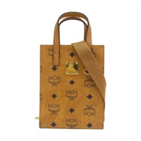 棕色 帆布 Mini 兩用包 【MCM】