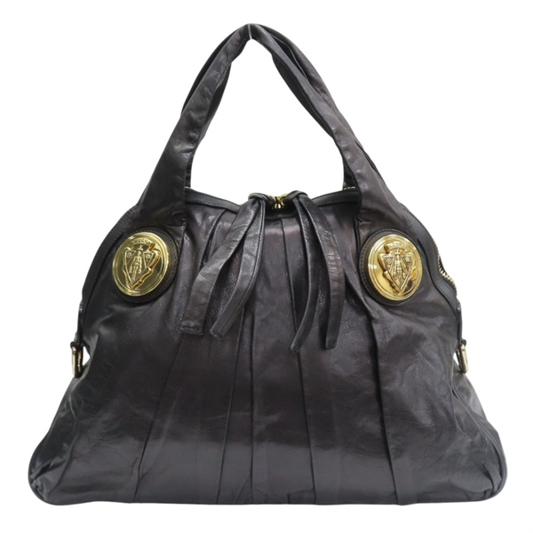 黑色 牛皮 Hysteria Hobo 肩背包【GUCCI 古馳】 197019