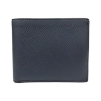 黑/藍色 Epsom牛皮 雙色 MC2 Copernic Compact 短夾 A刻【HERMES 愛馬仕】