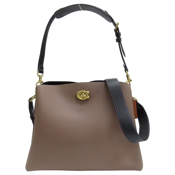 棕色牛皮 WILLOW 兩用包 C2690【COACH 寇馳】 C2690