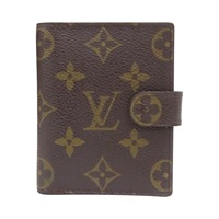 棕色 原花帆布 Card Holder 金扣 卡夾【LOUIS VUITTON LV 路易威登】 R20007