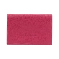 粉色 牛皮 卡夾 名片夾 【Longchamp 瓏驤】