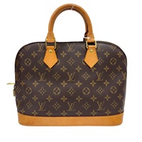 棕色 原花 帆布 Alma PM 手提包【LOUIS VUITTON LV 路易威登】 M51130