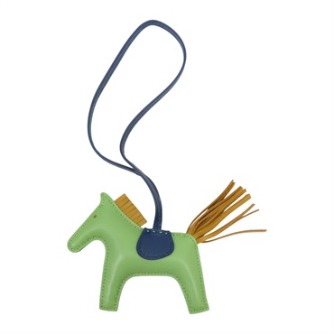 綠/棕/藍色 Agneau milo羊皮 RODEO PM 小馬 吊飾 Z刻【HERMES 愛馬仕】