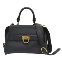 黑色 牛皮 sofia bag 兩用包【Salvatore Ferragamo 菲拉格慕】 21 E530/22