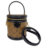棕色 原花 Reverse 帆布 Cannes 兩用包【LOUIS VUITTON LV 路易威登】 M43986
