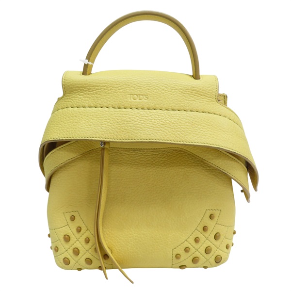 黃色 牛皮 Wave 兩用包【TOD'S 托德斯】