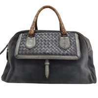 黑色 麂皮 手提包【BOTTEGA VENETA BV 寶緹嘉】