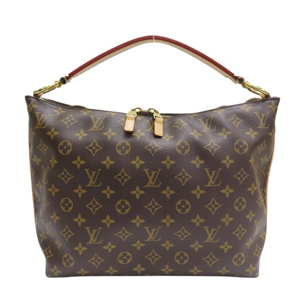 棕色 原花塗層帆布 SULLY MM 手提包【LOUIS VUITTON LV 路易威登】 M40587