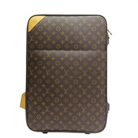 棕色 原花 帆布 Pegase 55 行李箱 (掛牌有印字)【LOUIS VUITTON LV 路易威登】 M23294