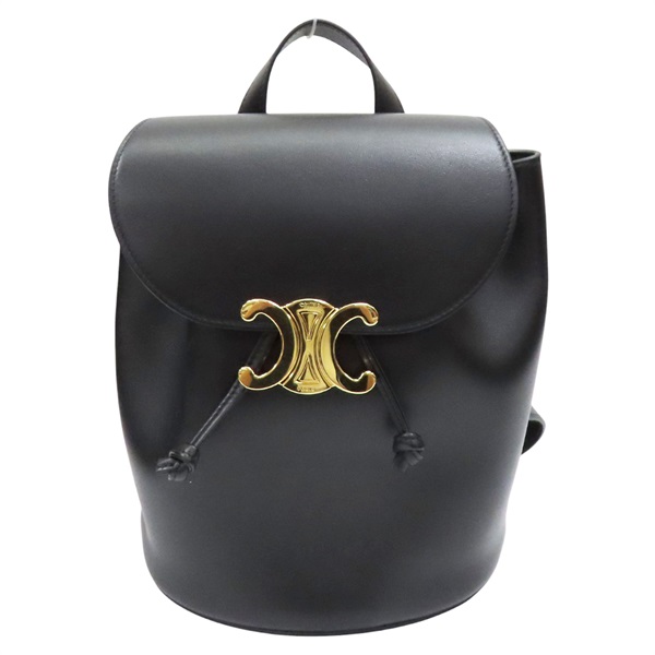 黑色 牛皮 BONNIE 後背包【CELINE 賽琳】 118703GGT