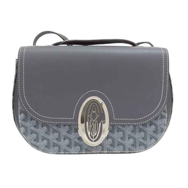 灰色 Goyardine 帆布 233 PM 肩背包【GOYARD 高雅德】