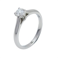 PT950鉑金 GIA鑽石 Solitaire 戒指 49【Cartier 卡地亞】 CRN4135949