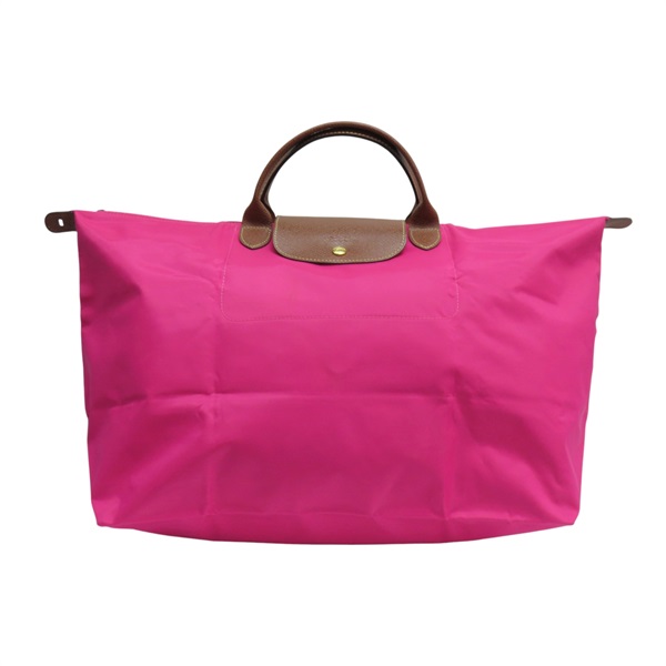 粉色 尼龍 Le Pliage 手提包【Longchamp 瓏驤】