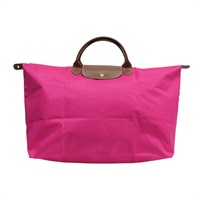 粉色 尼龍 Le Pliage 手提包【Longchamp 瓏驤】