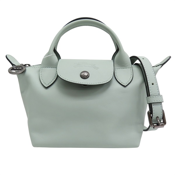 綠色 牛皮 Le priage 兩用包【Longchamp 瓏驤】