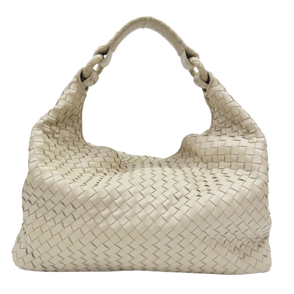 米白色 羊皮編織 手提包【BOTTEGA VENETA BV 寶緹嘉】