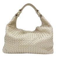 米白色 羊皮編織 手提包【BOTTEGA VENETA BV 寶緹嘉】