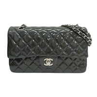 綠色 菱格紋 漆皮 COCO 25 肩背包 無卡【CHANEL 香奈兒】 A01112