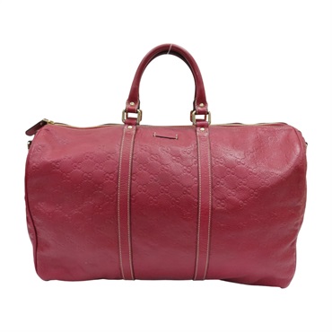 紅色 牛皮 Shima 波士頓包 手提包 206501【GUCCI 古馳】 206501