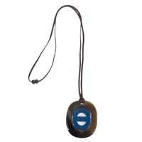 棕色 牛角 項鍊【HERMES 愛馬仕】