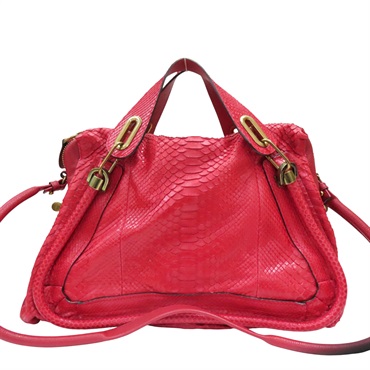 紅色 皮革 Paraty 兩用包【Chloe 克羅伊】