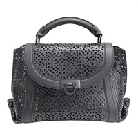 黑色 牛皮 Sofia top handle 空手提包【Salvatore Ferragamo 費拉格慕】