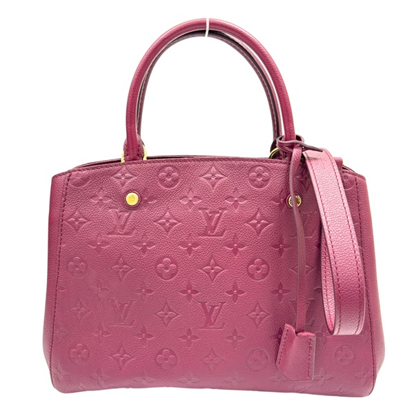 紫色 原花 牛皮 壓紋 Montaigne MM 兩用包【LOUIS VUITTON LV 路易威登】M41196 M41196