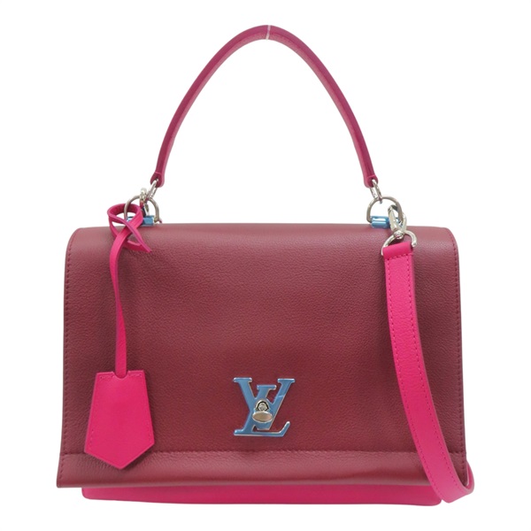 紫紅色 牛皮 Lockme II 兩用包【LOUIS VUITTON LV 路易威登】 M50250