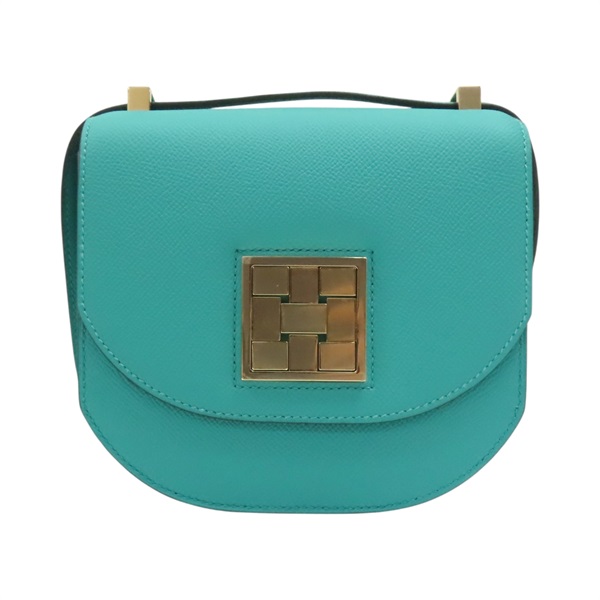 孔雀綠 Epsom牛皮 Mosaique au 24 D刻 金扣【HERMES 愛馬仕】