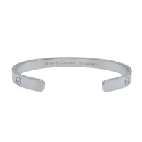 18K白金 Love 手環 18【Cartier 卡地亞】