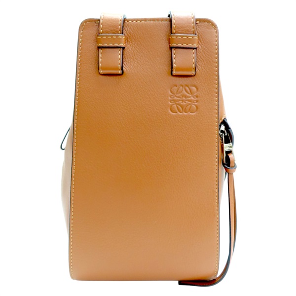 棕色 牛皮 Hammock 手提包 肩背包【LOEWE 羅威】 387.30.S35