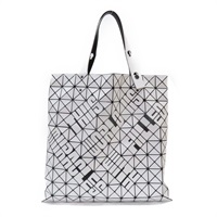 白色 PVC LUCENT 手提包【BAO BAO ISSEY MIYAKE 三宅一生】 BB98-AG817