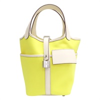 黃色 帆布 Cargo Picotin18 手提包 U刻【HERMES 愛馬仕】
