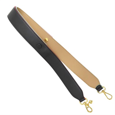 黑色 牛皮 背帶【FENDI 芬迪】