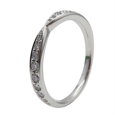 鉑金 碎鑽 Harmony 線戒【Tiffany & Co 蒂芬妮】