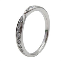 鉑金 碎鑽 Harmony 線戒【Tiffany & Co 蒂芬妮】